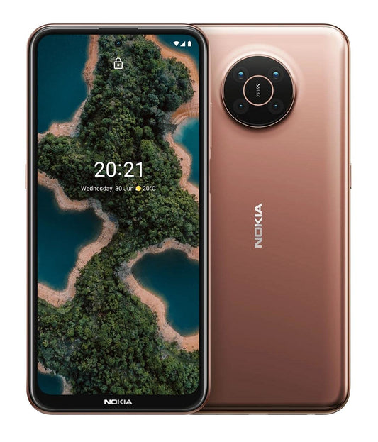 Nokia X20 5G Smartphone, Dual-SIM, RAM 8GB, ROM 128GB, 64MP Quad-Kamera von ZEISS, 6,67” Full HD+ Display, sicheres Android 11 mit 3 Jahre Herstellergarantie & Updates, Alurahmen - Midnight Sun