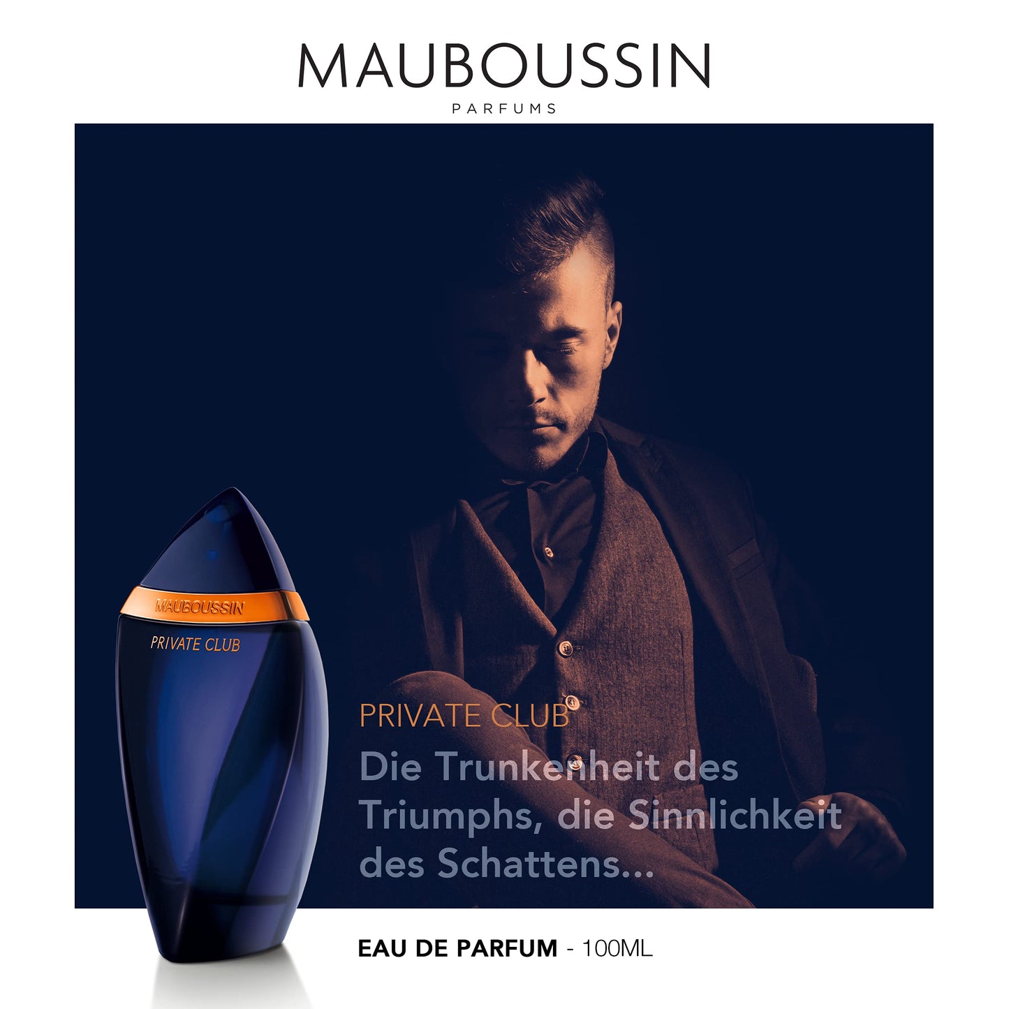 Mauboussin - Private Club - Eau de Parfum Männer - Holziger & Orientalischer Duft - 100ml