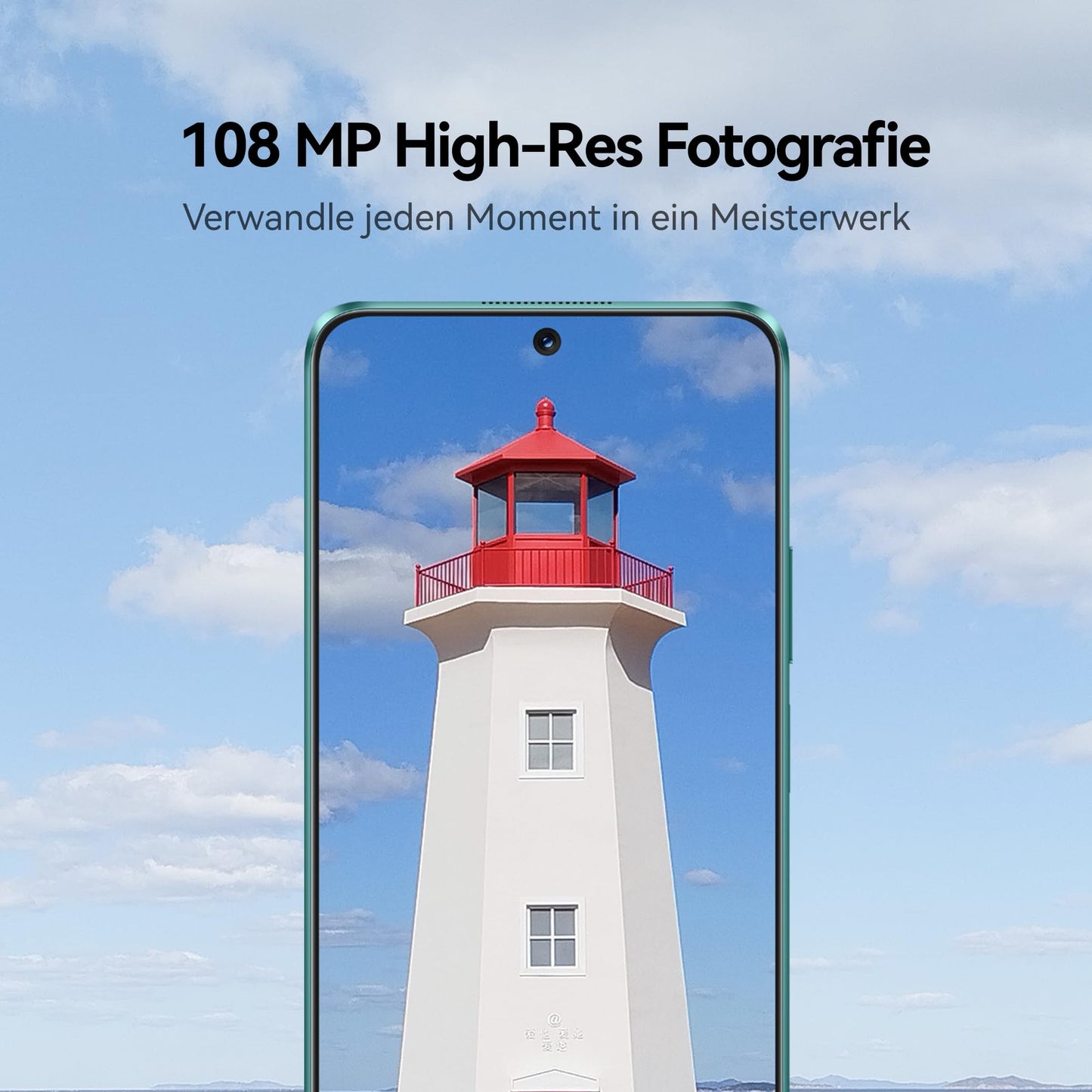 HUAWEI nova 12i Smartphone, 108 MP High-Res Fotografie, 40 W Supercharge, 5.000 mAh großer Akku, 6,7″ AOD-Display, 8GB+128GB, EMUI 14, LTE, Deutsche Version, Grün