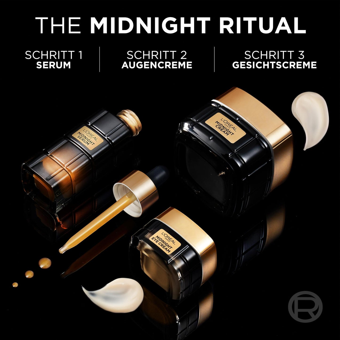 L'Oréal Paris Midnight Serum für Frauen: Zell-Regeneration über Nacht & schützt vor freien Radikalen am Tagfür weniger Falten, glattere und jüngere Haut, Age Perfect Zell Renaissance1x 30ml