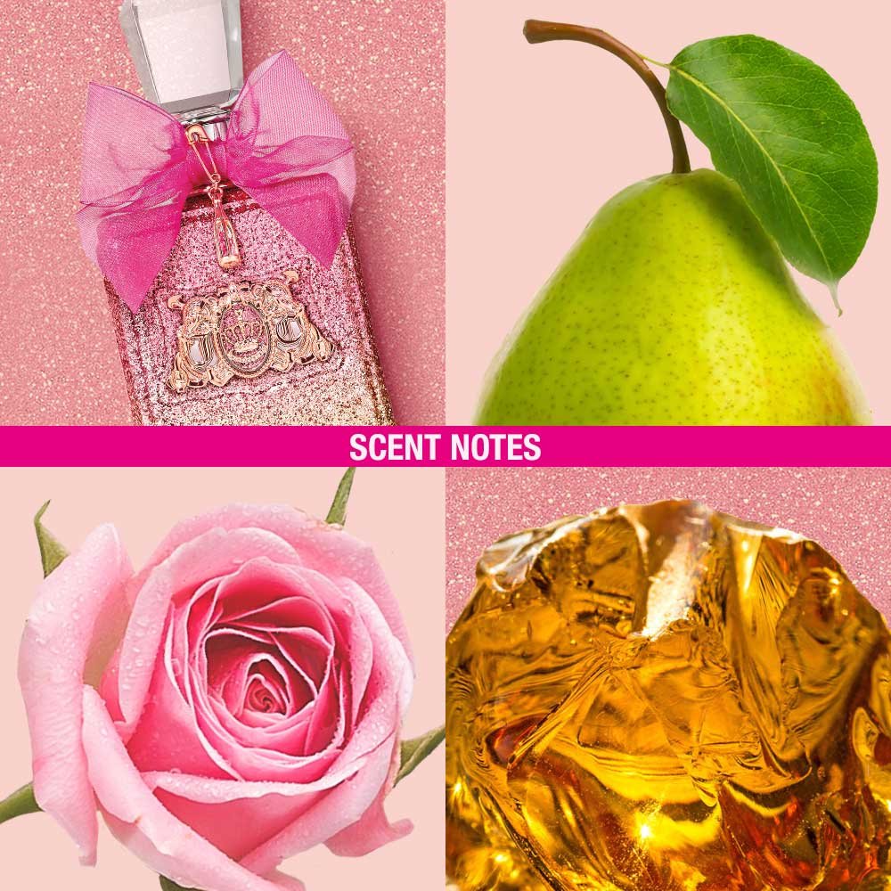 Juicy Couture - Viva La Juicy Rosé, Eau de Parfum Spray, mit Spritzigem Rosé und Schimmernden Zitrusblasen, Luxus Parfüm für Frauen - 30 ml