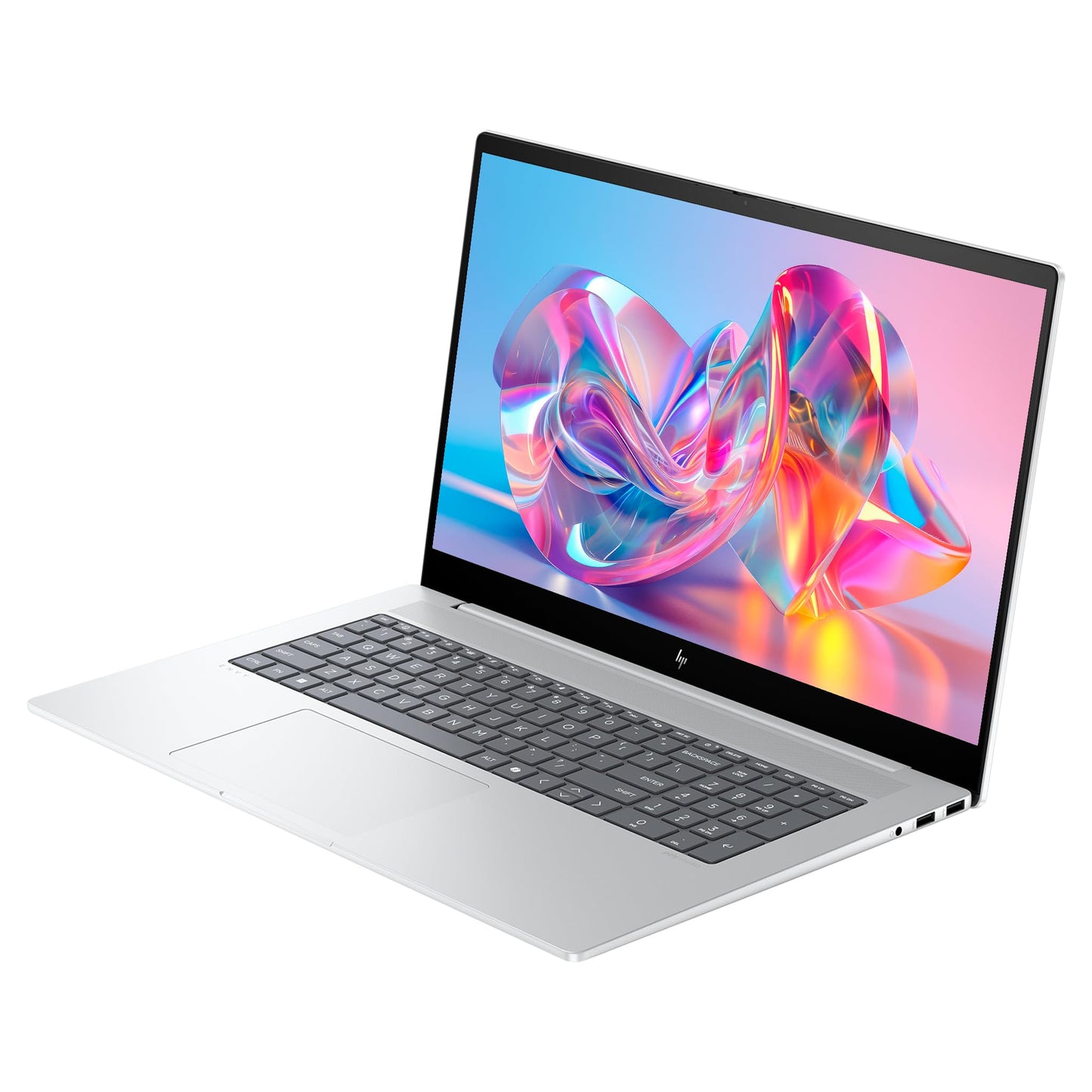 HP Envy Business Laptop, Intel Core Ultra 7-155H, 64 GB DDR5 RAM, 2 TB PCIe SSD, 17.3" FHD IPS Touchscreen, Intel Arc Graphics, QWERTZ Tastatur, Windows 11 Home, Office 2021, Silber