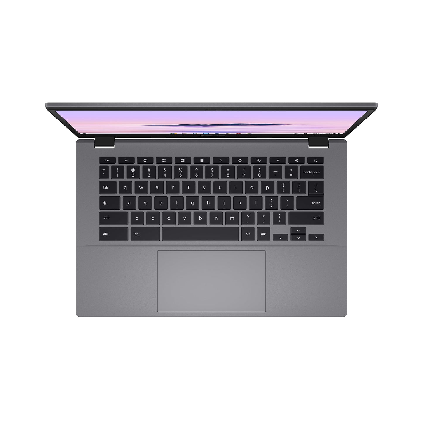 ASUS Chromebook Plus CX34 Laptop | 14" Full-HD 16:9 IPS Display | Intel Core i3-1215U | 8 GB RAM | 128GB UFS | Intel UHD Graphics | ChromeOS | QWERTZ Tastatur | Rocky Grey