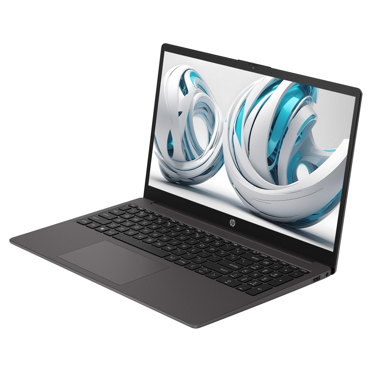 HP 255 G10 Business Laptop, AMD Ryzen 7 7730U, 32 GB DDR4 RAM, 1 TB PCIe SSD, 15.6" IPS FHD Display, AMD Radeon Graphics, QWERTZ Tastatur, Windows 11 Pro, Office 2021, Anthrazit