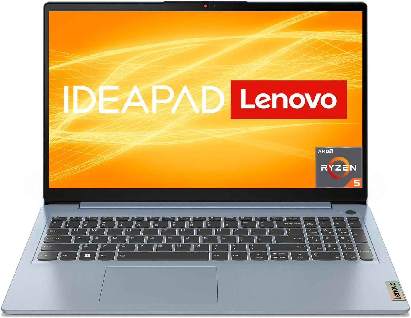 Lenovo IdeaPad 3 Laptop | 15,6" Full HD Display | AMD Ryzen 5 5625U | 8GB RAM | 512GB SSD | AMD Radeon Grafik | Win11 Home | QWERTZ | blau | 3 Monate Premium Care