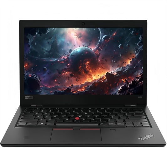 Lenovo ThinkPad L380 Business Laptop, 13,3 Zoll Bildschirm, Intel i5-8250U, 16 GB RAM, 256 GB SSD, Webcam, WLAN, BT, US-Tastatur, Windows 10 Pro (Generalüberholt)