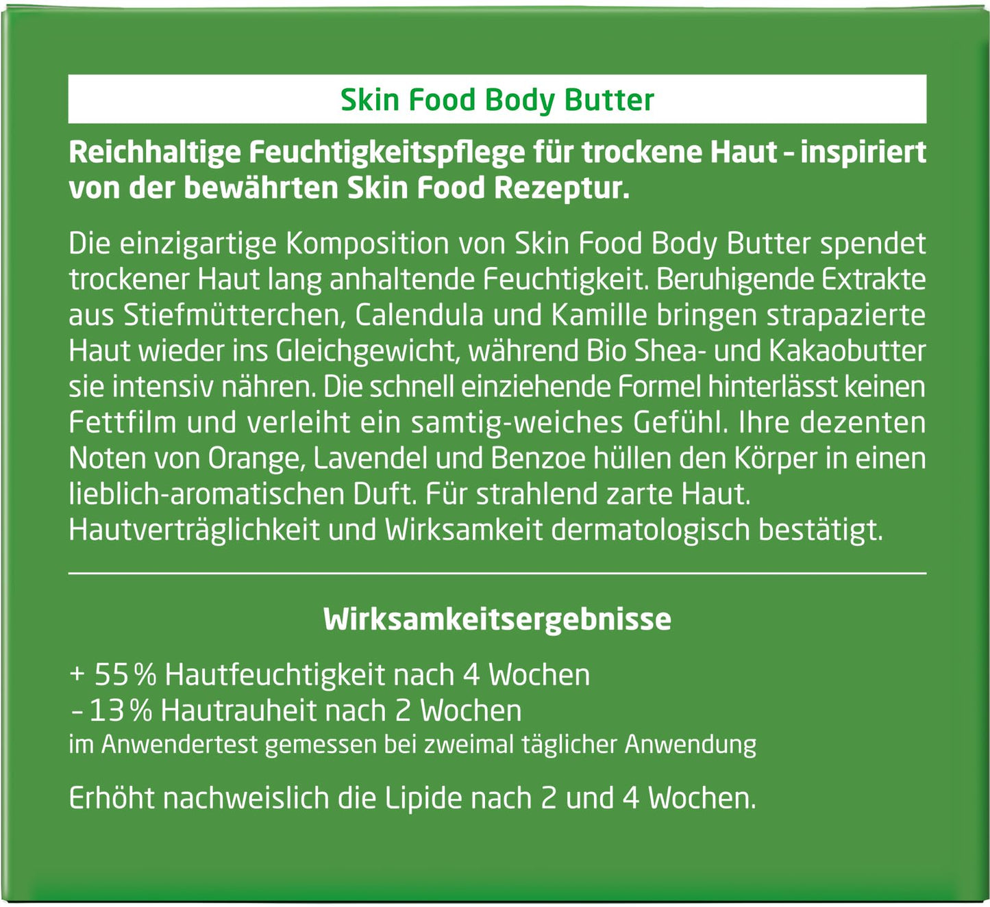 WELEDA Bio Skin Food Body Butter - vegane Naturkosmetik Körperbutter mit Sheabutter & Kakaobutter. Unisex Körperpflege Creme für Frauen & Männer zur Hautpflege von trockener & rauer Haut (1x 150ml)