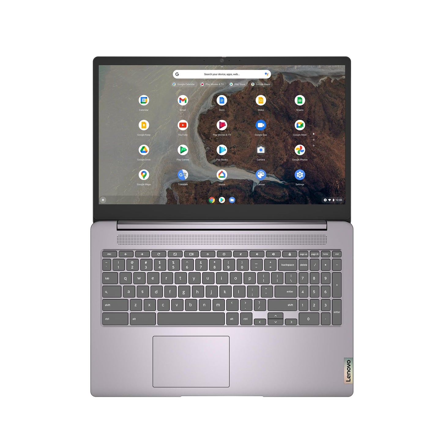 Lenovo Chromebook IdeaPad 3i | 15,6" Full HD Touch Display | Intel Celeron N4500 | 8GB RAM | 128GB SSD | Intel UHD Grafik | Chrome OS | QWERTZ | grau | 3 Monate Premium Care