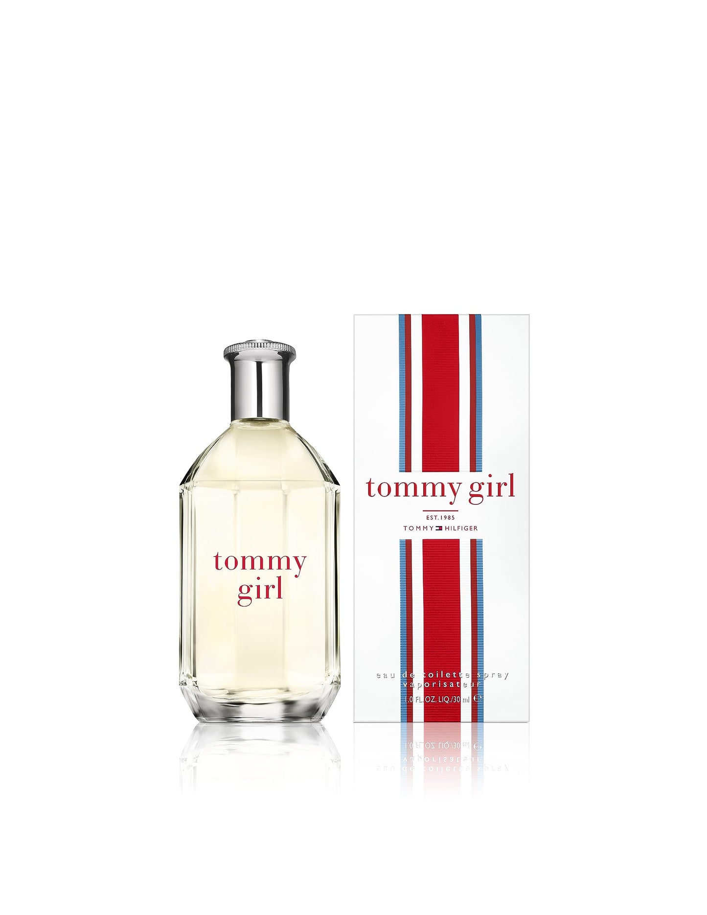 Tommy Hilfiger – Tommy Girl Eau de Toilette 30 ml – Parfüm Damen – Fruchtig & Blumig – Frischer blumiger Duft mit fruchtigen Noten – Transparenter Glasflakon