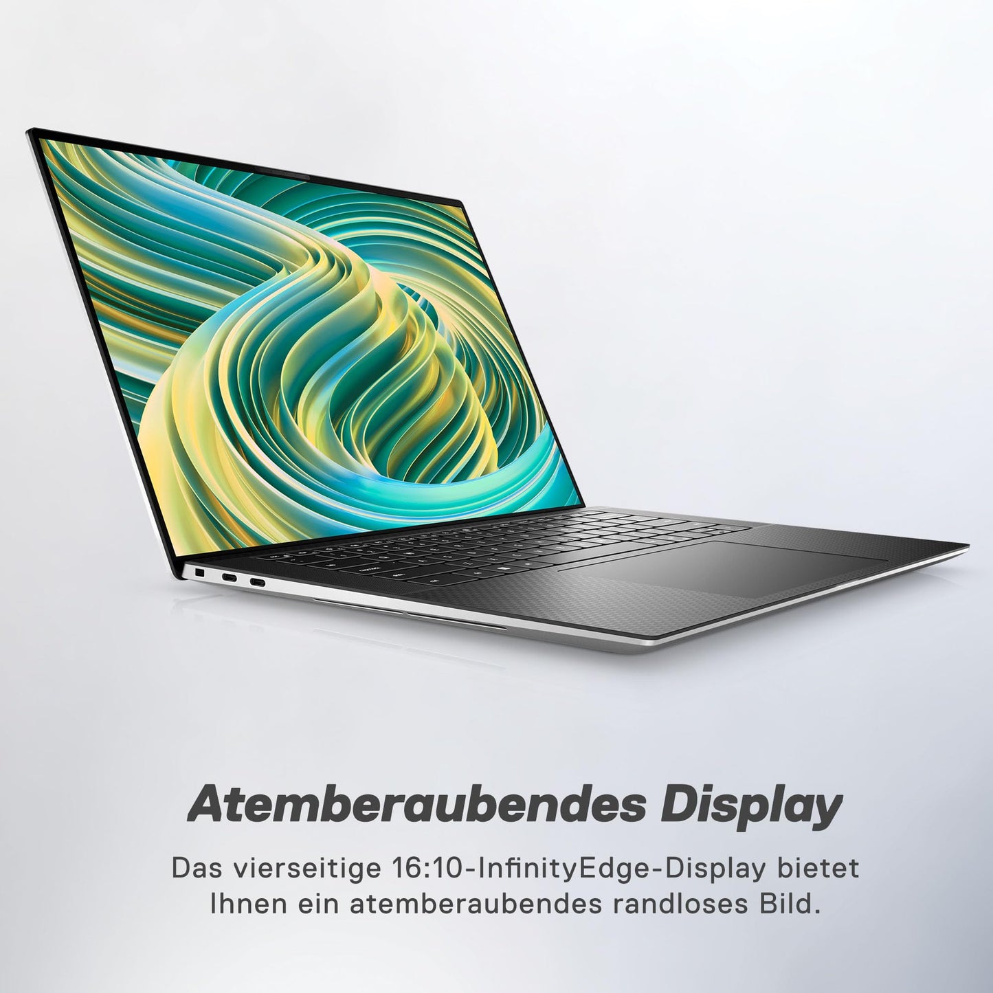 Dell XPS 15 9530 Laptop 15.6" FHD+ Display, Intel Evo Edition - Intel Core i7-13620H, Intel Arc A370M Graphics, 16GB RAM, 1TB, Windows 11 Home, Fingerprint Reader, Qwertz Backlit Keyboard Deutsch