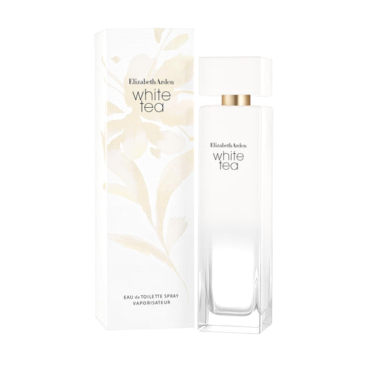 Elizabeth Arden - White Tea, Eau de Toilette Spray, Parfüm mit italienischer Mandarine, Weißer Tee-Extrakt und Madrasholz, blumig, feminin und süß, weiche Wärme, Parfüm für Damen - 100 ml