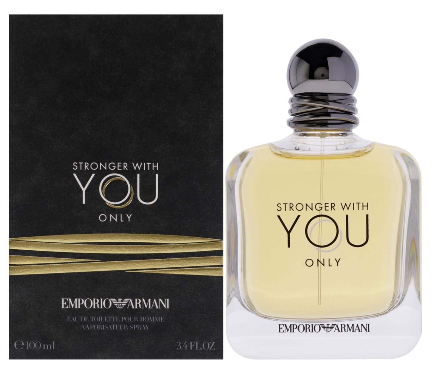 Giorgio Armani Emporio Stronger With You Only Eau de Toilette für Herren, 100 ml