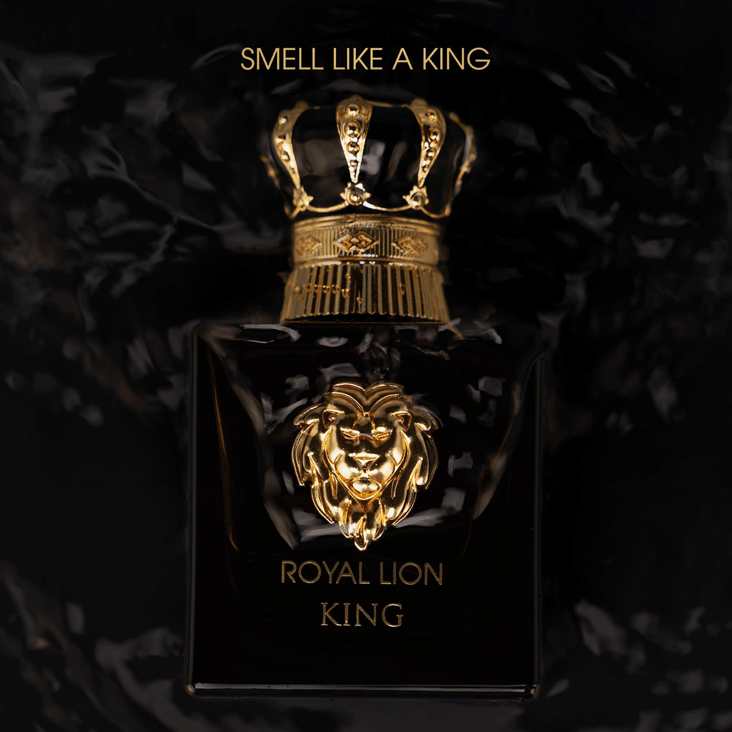 ROYAL LION KING Extrait de Parfum für Herren | Langanhaltender, frisch-würzig holziger Duft | Sinnlich und elegant