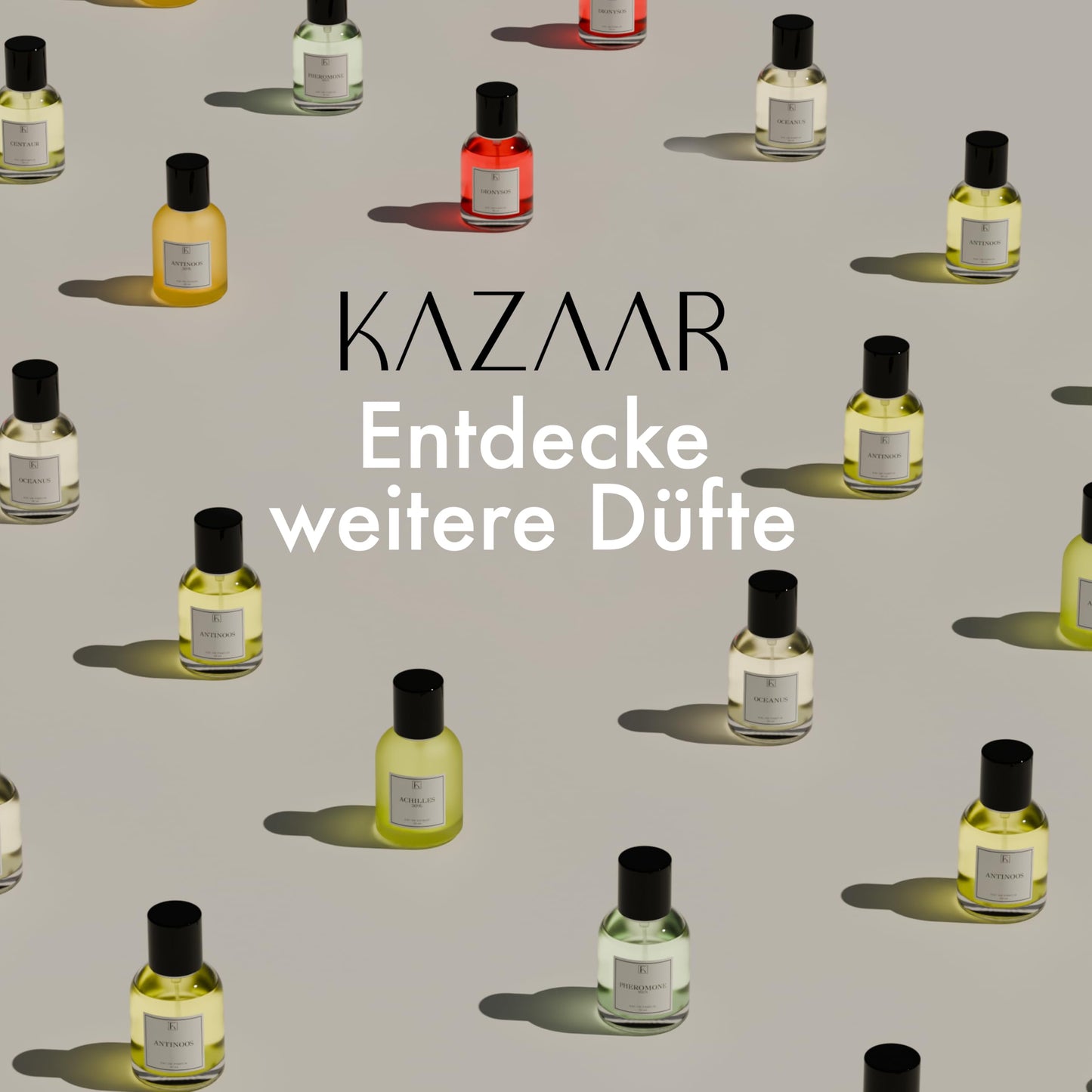 KAZAAR - ANTINOOS - 30ml - Eau de Parfum für Herren - Holzige Duftnoten von Himbeere, Oud & Weihrauch - mit 20% Duftöl-Anteil über 8h lang anhaltender Duft - aus Schweizer Manufaktur