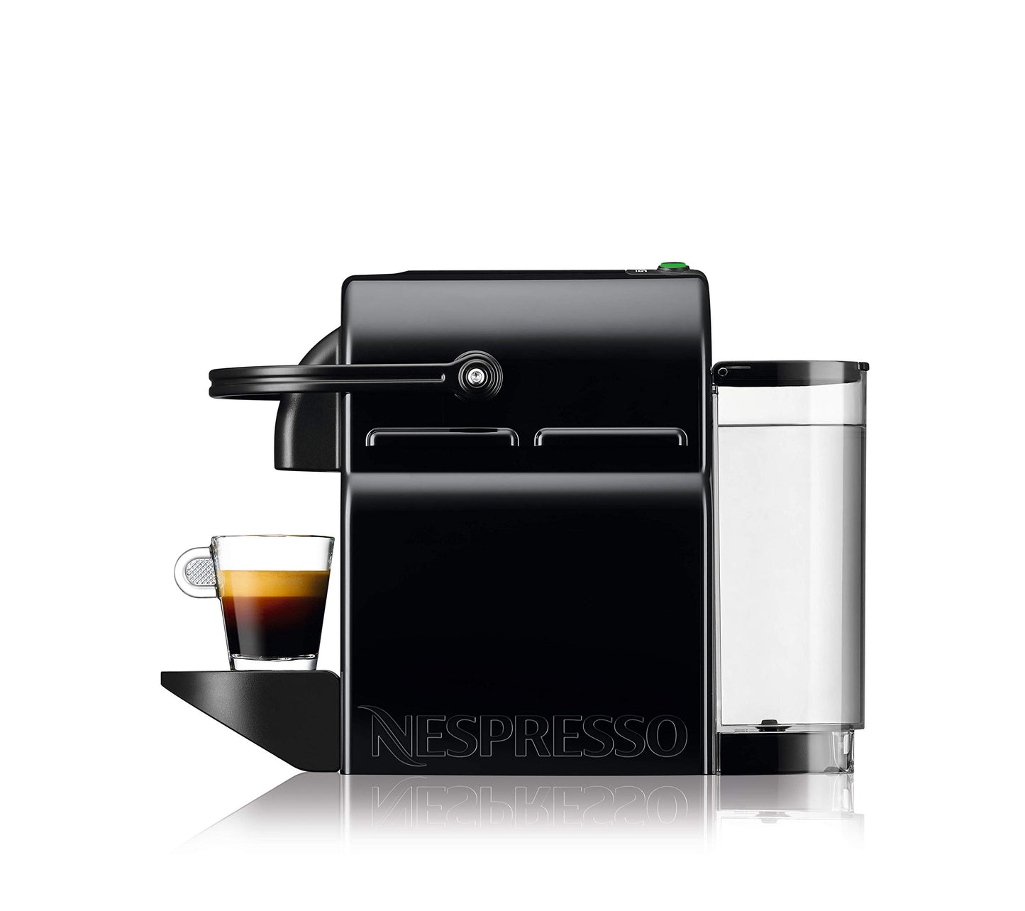 Nespresso De'Longhi EN 80.B Inissia Kapselmaschine, Hochdruckpumpe und Energiesparfunktion, Automatische Power Off 9 Minuten, Tassenfüllmenge für Espresso und Lungo, 0.7 l Wassertank, Schwarz