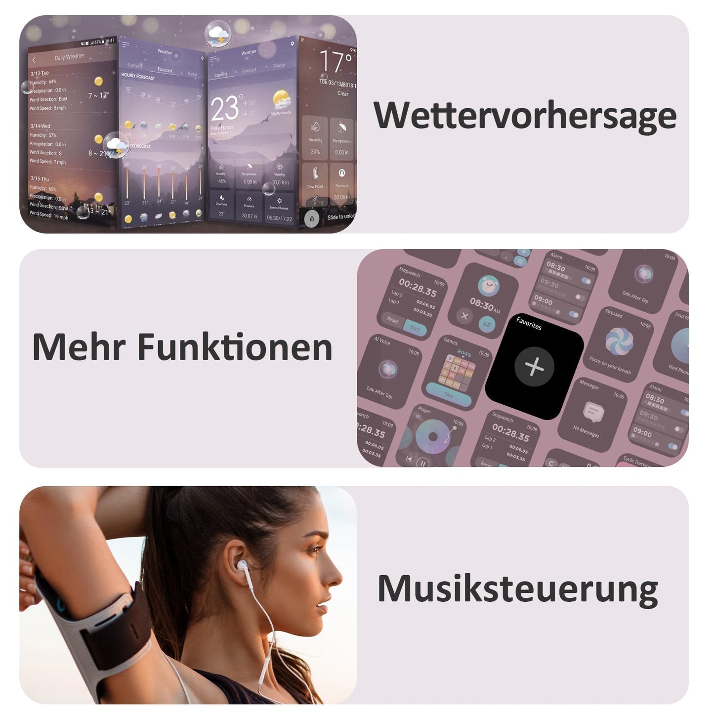 Blackview Smartwatch Damen Herren mit Telefonfunktion(Anrufe tätigen/empfangen)/Message Reminder, Sportuhr mit 100+Sportmodi, Fitnessuhr,Puls-Schlaf-Monitor, Schrittzähler, Smart Watch für Android iOS