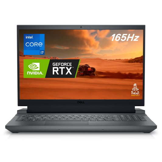 Dell G15 5530 Gaming Laptop 15.6" FHD 165Hz, 3ms, Display, Intel Core i7-13650HX, NVIDIA GeForce RTX 4050 6GB, 16GB RAM, 512GB SSD, Windows 11 Home, QWERTZ Backlit Keyboard, Grigio Ombra Scuro