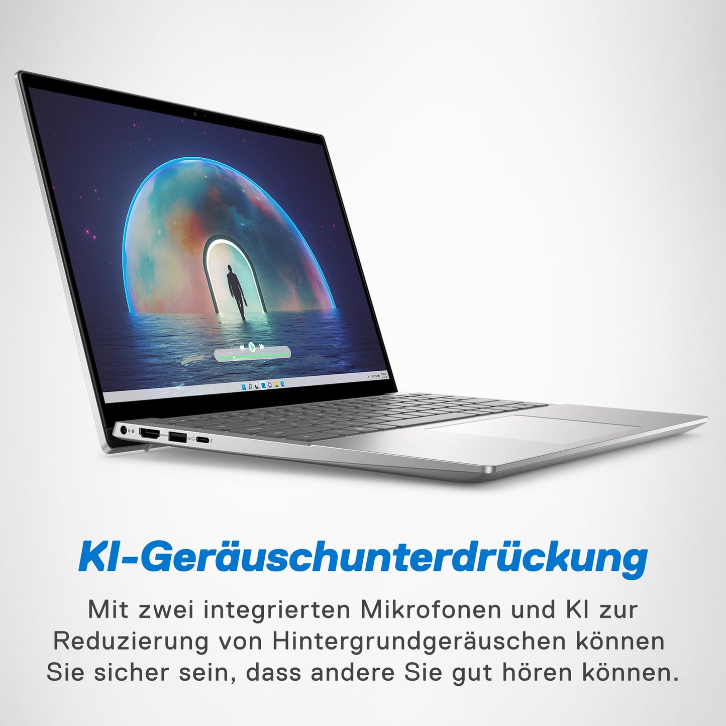 Dell Inspiron 14 5000 Series 5430 Laptop | 14 Zoll FHD+ Display | Intel Core i5 1335U | 8 GB RAM | 512 GB SSD | Intel Iris Xe Graphics | Windows 11 Home | QWERTZ Tastatur | Platinum Silver