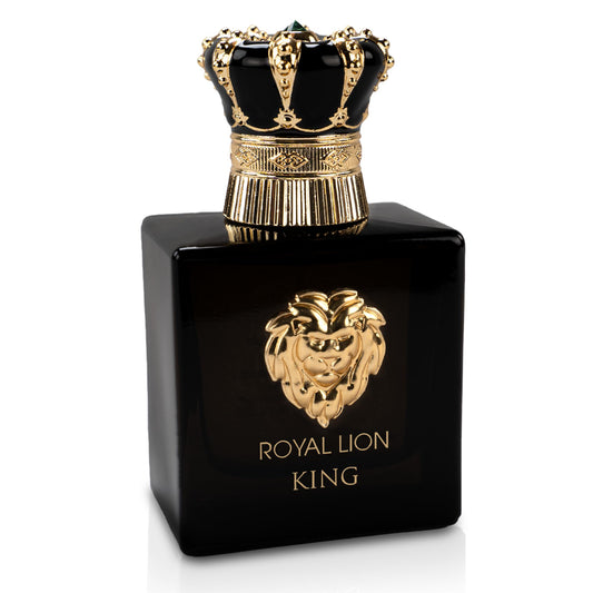 ROYAL LION KING Extrait de Parfum für Herren | Langanhaltender, frisch-würzig holziger Duft | Sinnlich und elegant