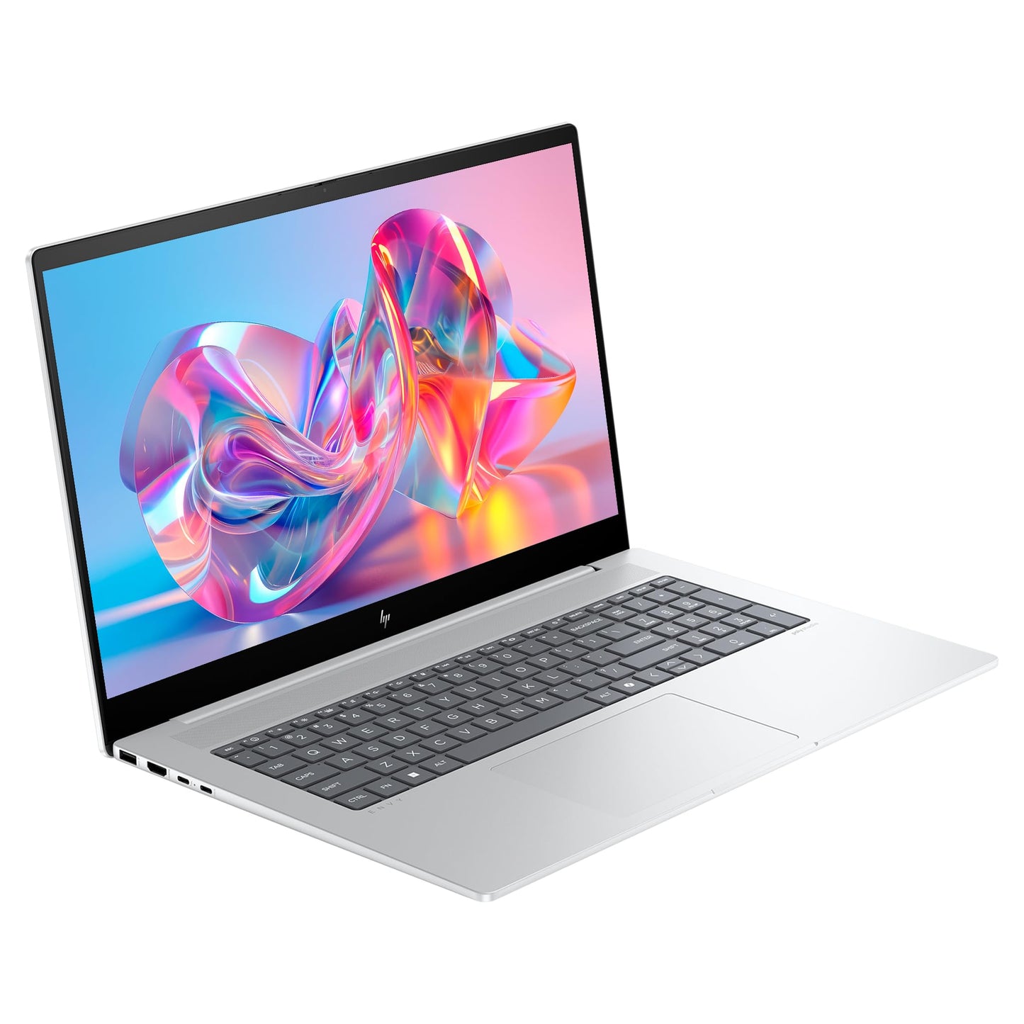 HP Envy Business Laptop, Intel Core Ultra 7-155H, 64 GB DDR5 RAM, 2 TB PCIe SSD, 17.3" FHD IPS Touchscreen, Intel Arc Graphics, QWERTZ Tastatur, Windows 11 Home, Office 2021, Silber