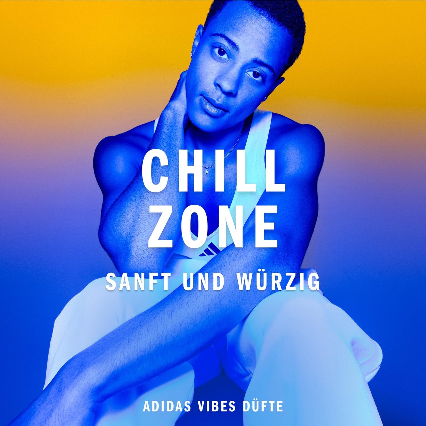 adidas Vibes Chill Zone Eau de Parfum, langanhaltender entspannender Unisex-Duft mit würzigen Noten und natürlichen ätherischen Ölen, 100ml