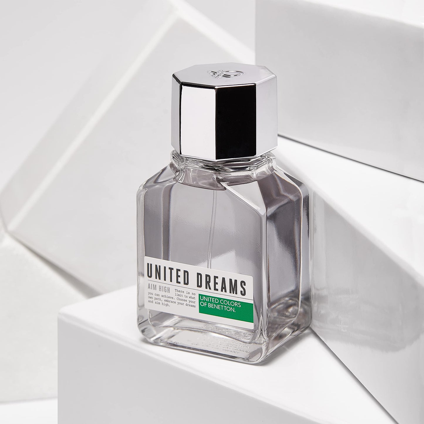 United Colors of Benetton - United Dreams Aim High, Eau de Toilette Spray für Männer, Holziger aromatischer Duft mit Zitrusfrüchten, Grapefruit, Minze, Holz und Amber - 100ml