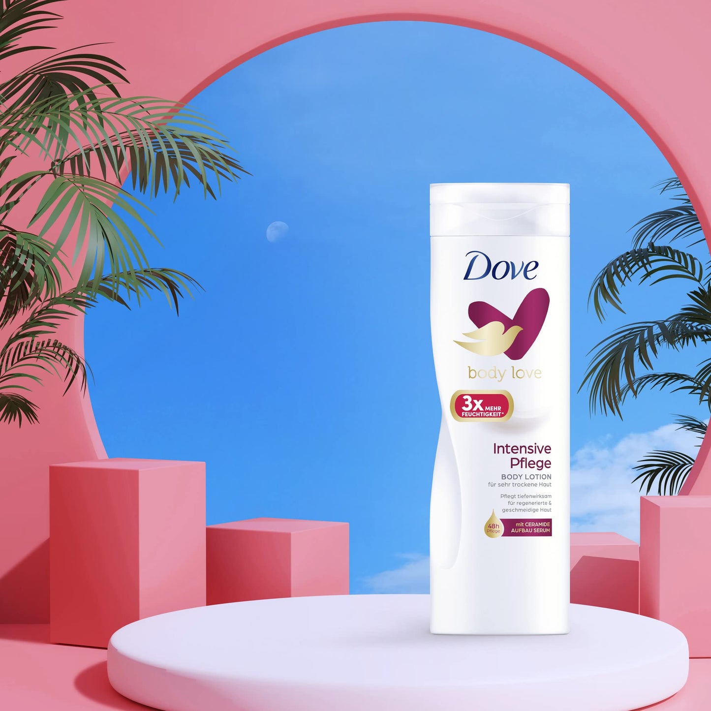 Dove Body Lotion Intensive Pflege für sehr trockene Haut mit 3x mehr Feuchtigkeit 400 ml 1 Stück