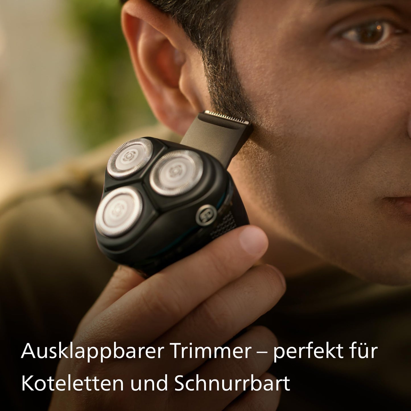 Philips Shaver Series 3000 – Elektrischer Nass- und Trockenrasierer für Männer, mit SkinProtect-Technologie, in Anthrazit, mit ausklappbarem Bartschneider, kabellos (Modell S3145/00)