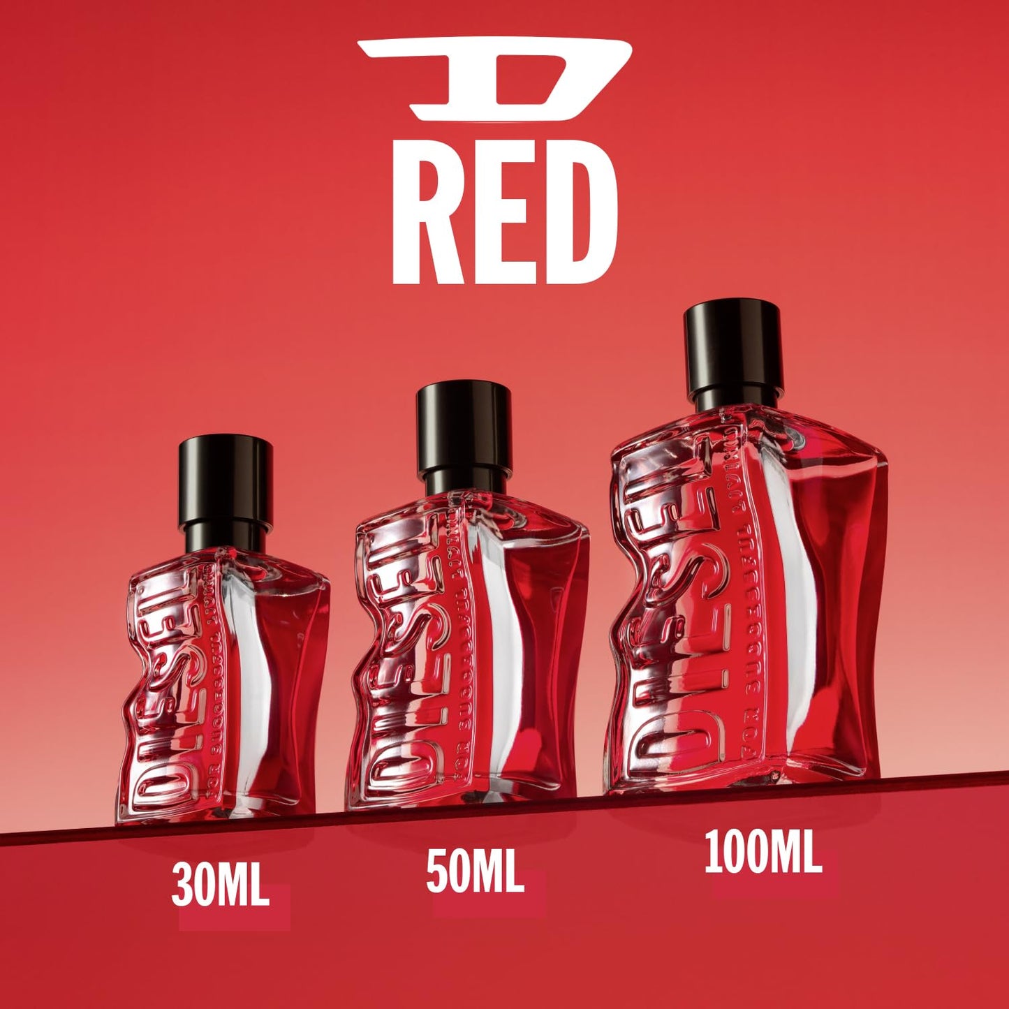 D by Diesel Red Parfüm | Eau de Parfum für Herren | Langanhaltend | Feurig frischer Duft | Für jeden Anlass, ob Büro oder Freizeit | 50 ml