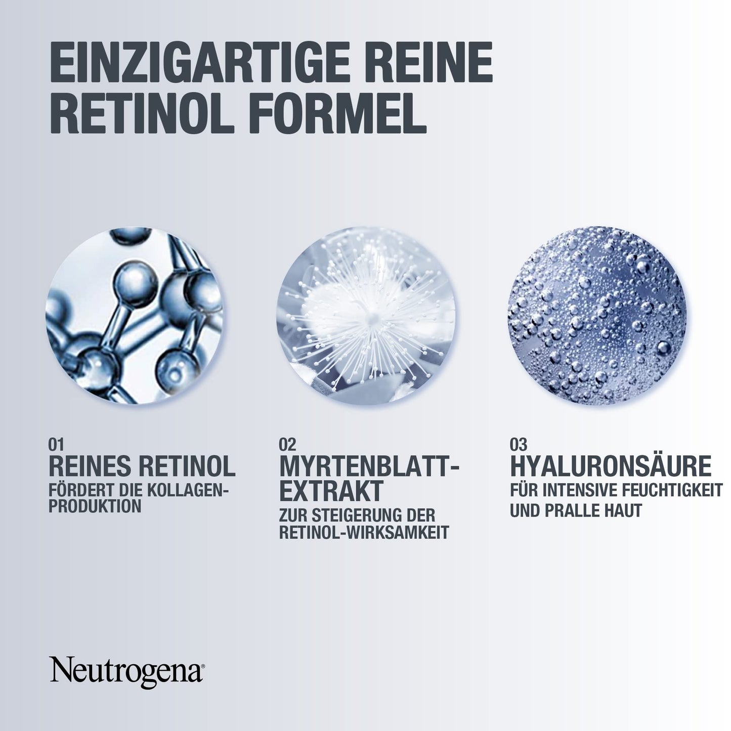 Neutrogena Retinol Boost Nachtcreme, leichte Anti Aging Gesichtscreme mit Retinol, feuchtigkeitsspendende Gesichtspflege bekämpft sichtbare Zeichen der Hautalterung, mildert Pigmentflecken (50 ml)