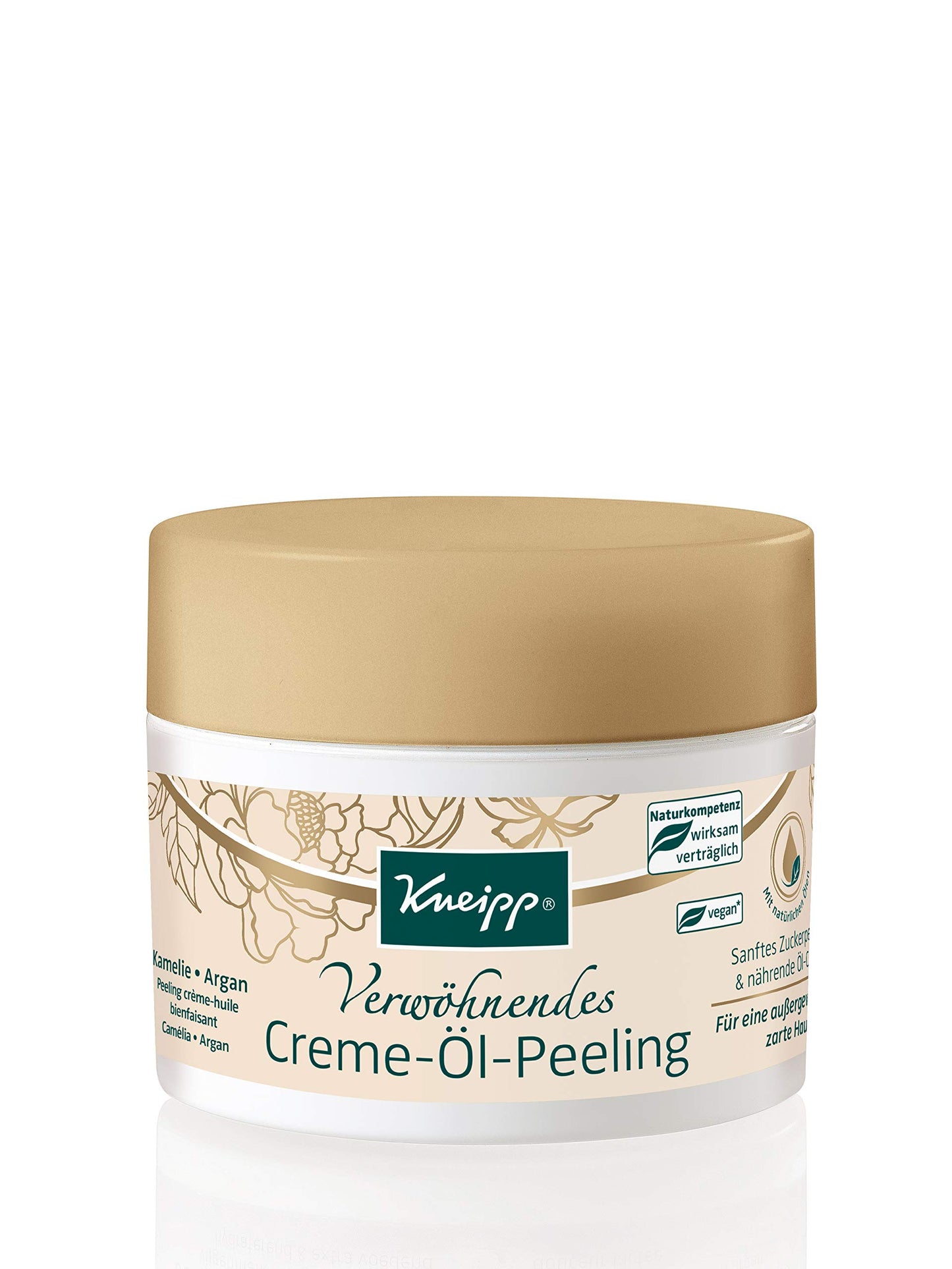 Kneipp Verwöhnendes Creme-Öl-Peeling - mit wertvollem Arganöl - Für eine glattere und strahlend schöne Haut - vegan - 200ml