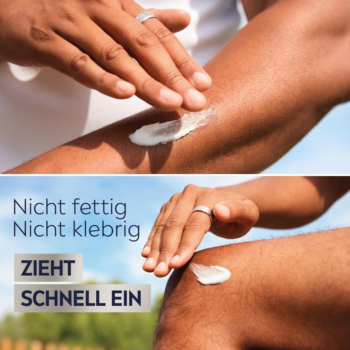 NIVEA MEN Creme, pflegende Hautcreme mit Vitamin E für intensive Feuchtigkeit,Hautpflege für Männer, ideal für Körper, Gesicht und Hände (150 ml)