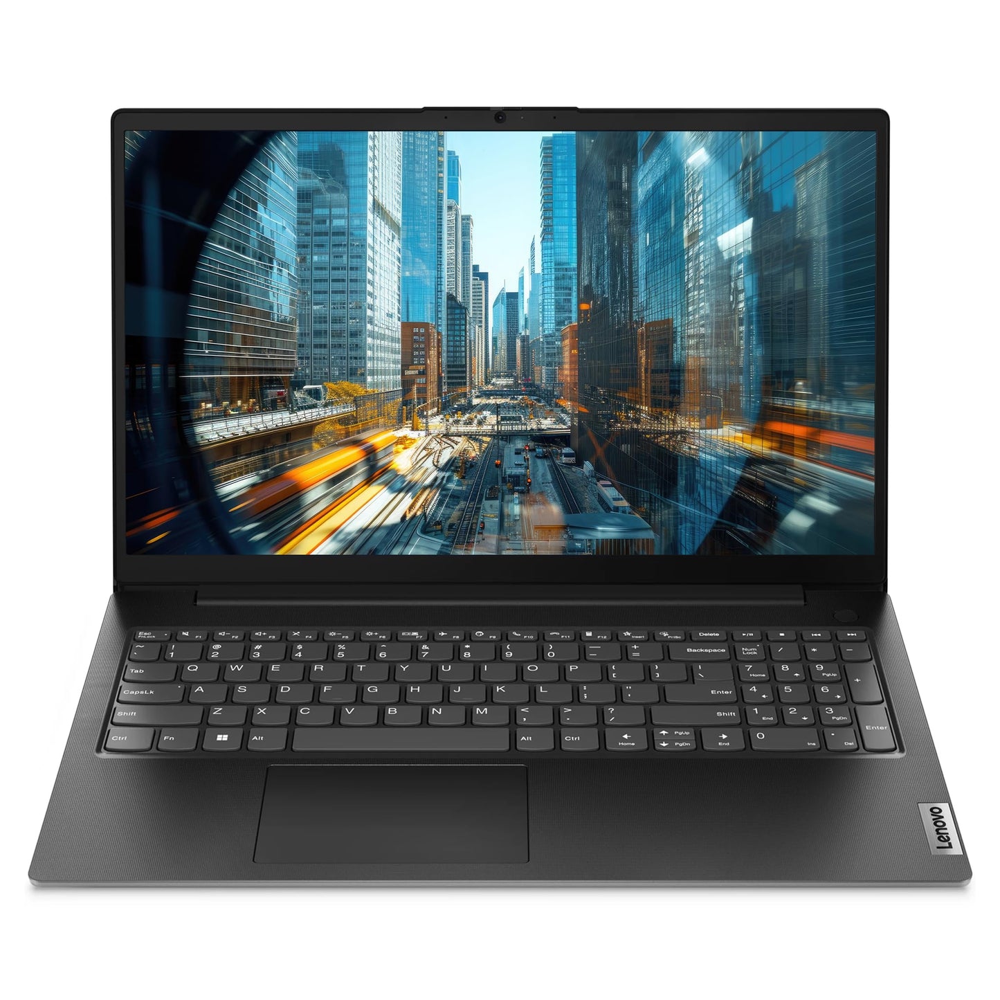 Lenovo V15 Laptop, Intel Core i5-12500H, 40 GB DDR4 RAM, 2 TB PCIe SSD, 15.6" FHD, Intel Xe Graphics, QWERTZ Tastatur, Windows 11 Home, Schwarz