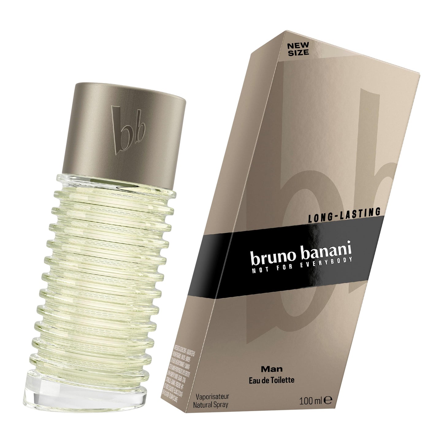 Bruno Banani Fragrance Man Eau de Toilette Natural Spray, herb-aromatisches Herren-Parfum, Flakon mit Zerstäuber, 100 ml