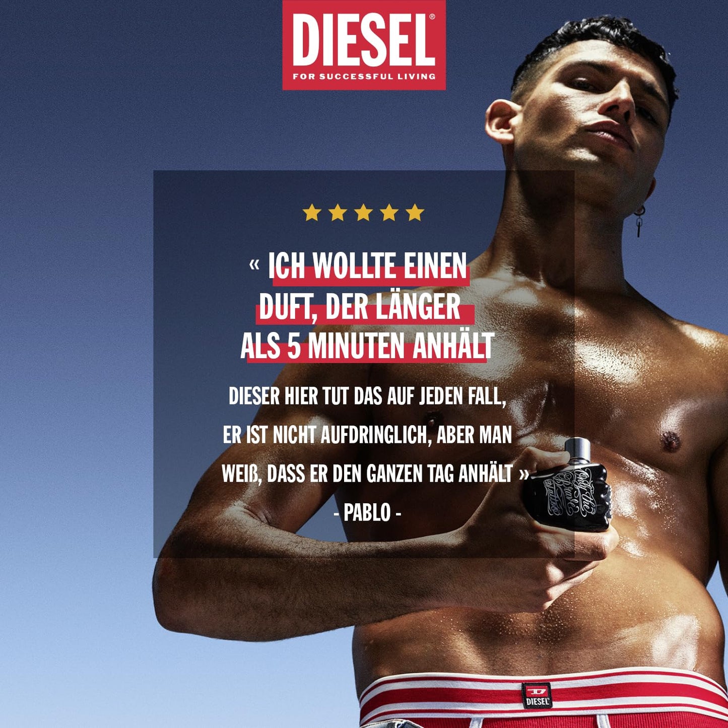 Diesel Only the Brave Tattoo Parfüm für Herren | Eau de Toilette Spray | Langanhaltend | Holzig-markanter Männer Duft