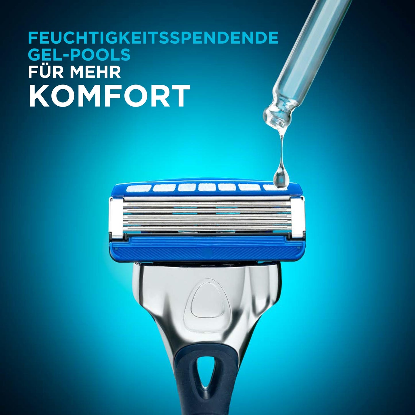 Wilkinson Sword - Hydro 5 Rasierer für Männer, Rasiergriff + 13 Rasierklingen, Feuchtigkeitsspendende Gel-Pools und umklappbarer Trimmer