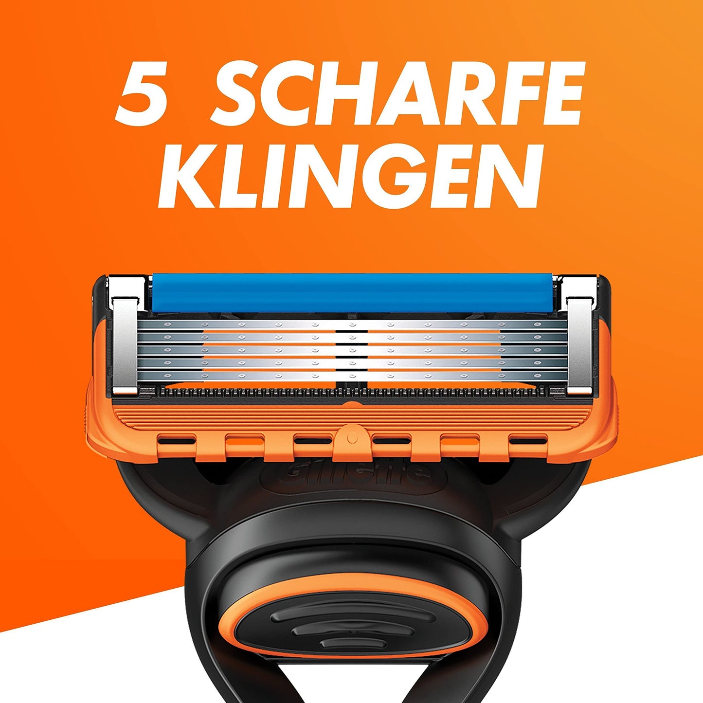 Gillette Fusion5 Rasierer für Männer, ein Nassrasierer Herren + 11 Ersatzklingen, mit Gleitstreifen für eine gründliche Rasur, Geschenk für Männer