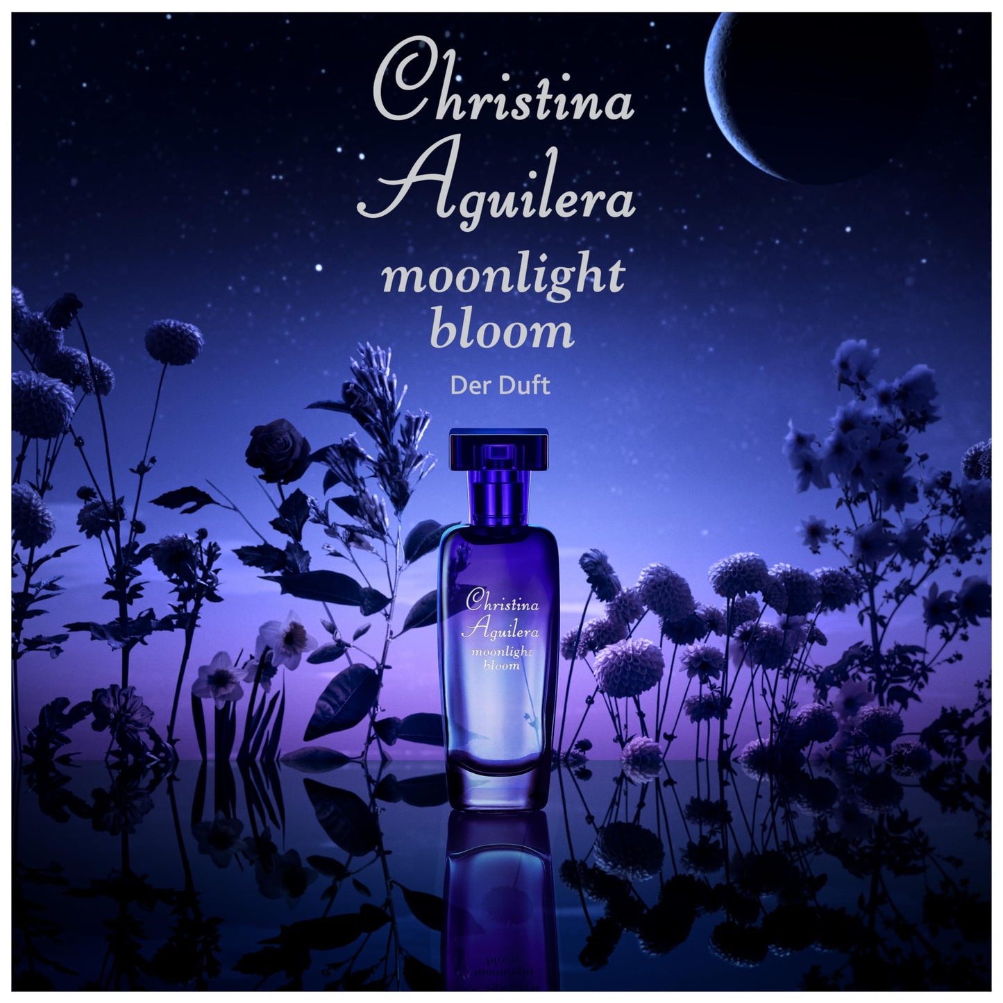 Christina Aguilera - Moonlight Bloom Eau de Parfum, Blütenparfum mit Jasminduf, Parfüm für Damen - 30 ml