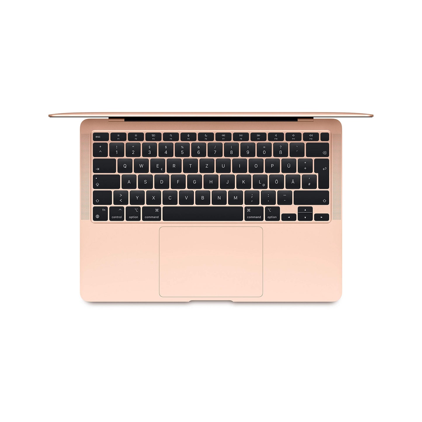 2020 Apple MacBook Air Laptop: Apple M1 Chip, 13" Retina Display, 8 GB RAM, 256 GB SSD Speicher, Beleuchtete Tastatur, FaceTime HD Kamera, Touch ID, Gold