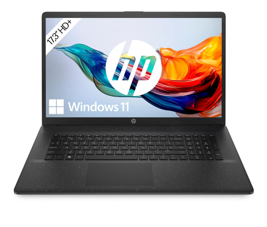 HP Laptop | 17,3" HD+ Display | Intel Celeron N4120 | 8 GB DDR4 RAM | 256 GB SSD | Intel UHD-Grafik | Windows 11 | QWERTZ | Schwarz