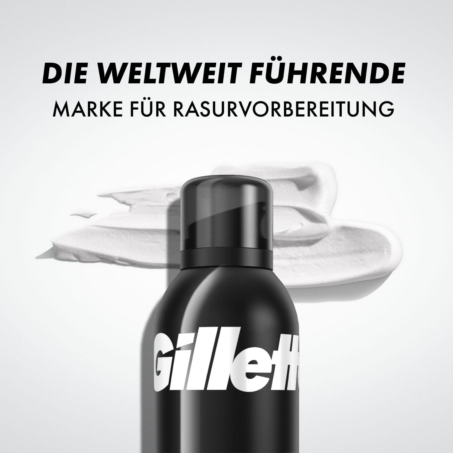 Gillette Classic Bartpflege Rasierschaum Männer (200 ml), Geschenk für Männer