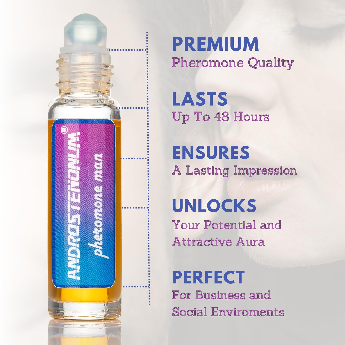 ANDROSTENONUM 100% Pheromon für Männer Parfüm mit Pheromonen Pheromone Parfum Herren Pheromon Parfüm öl Herren Perfume Men Langanhaltender Pheromonparfüm Männer Parfüm Parfum Men Männerparfum 10ml