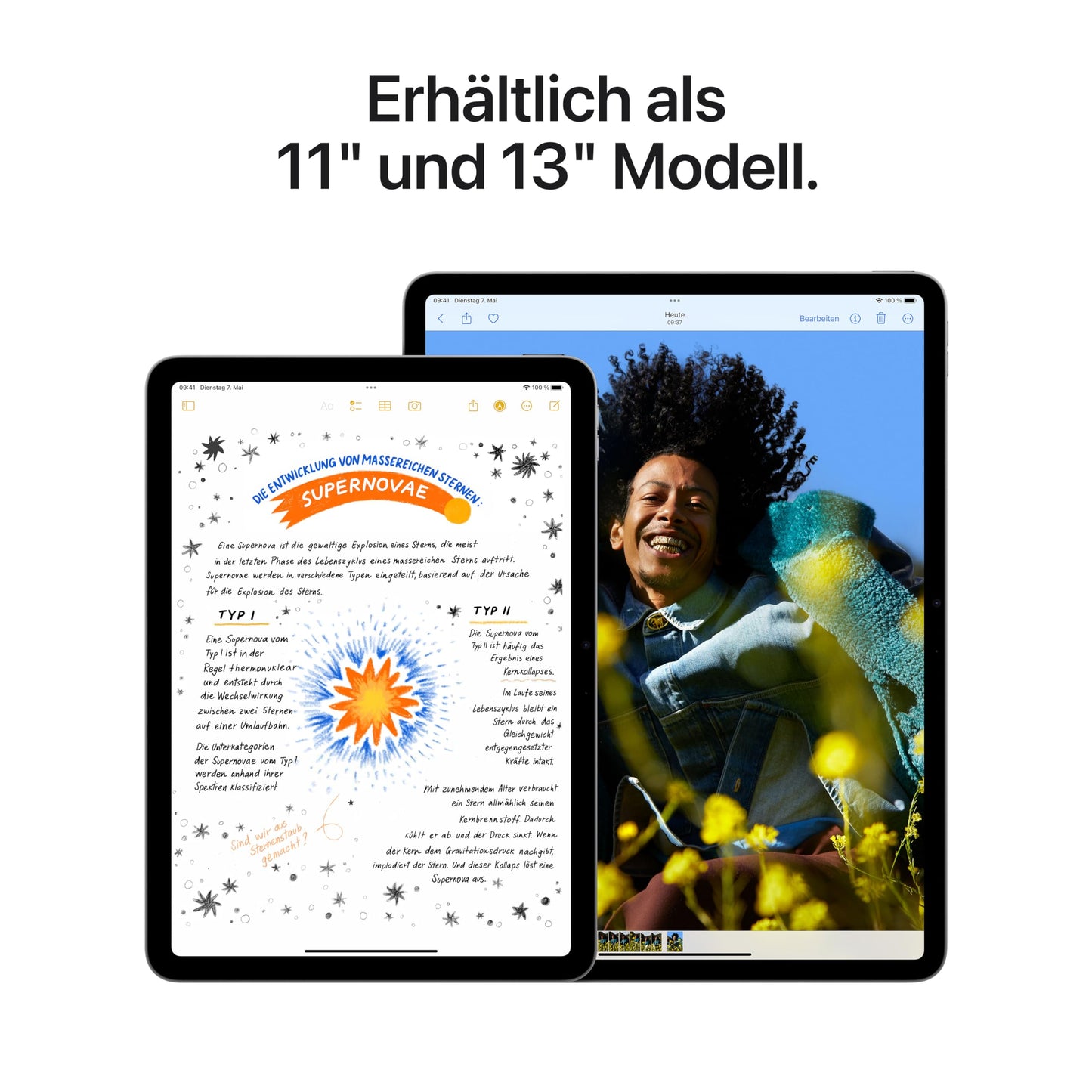 Apple 11" iPad Air (M2): Liquid Retina Display, 128 GB, 12 MP Querformat Frontkamera/12 MP Rückkamera, WLAN 6E, Touch ID, Batterie für den ganzen Tag – Violett