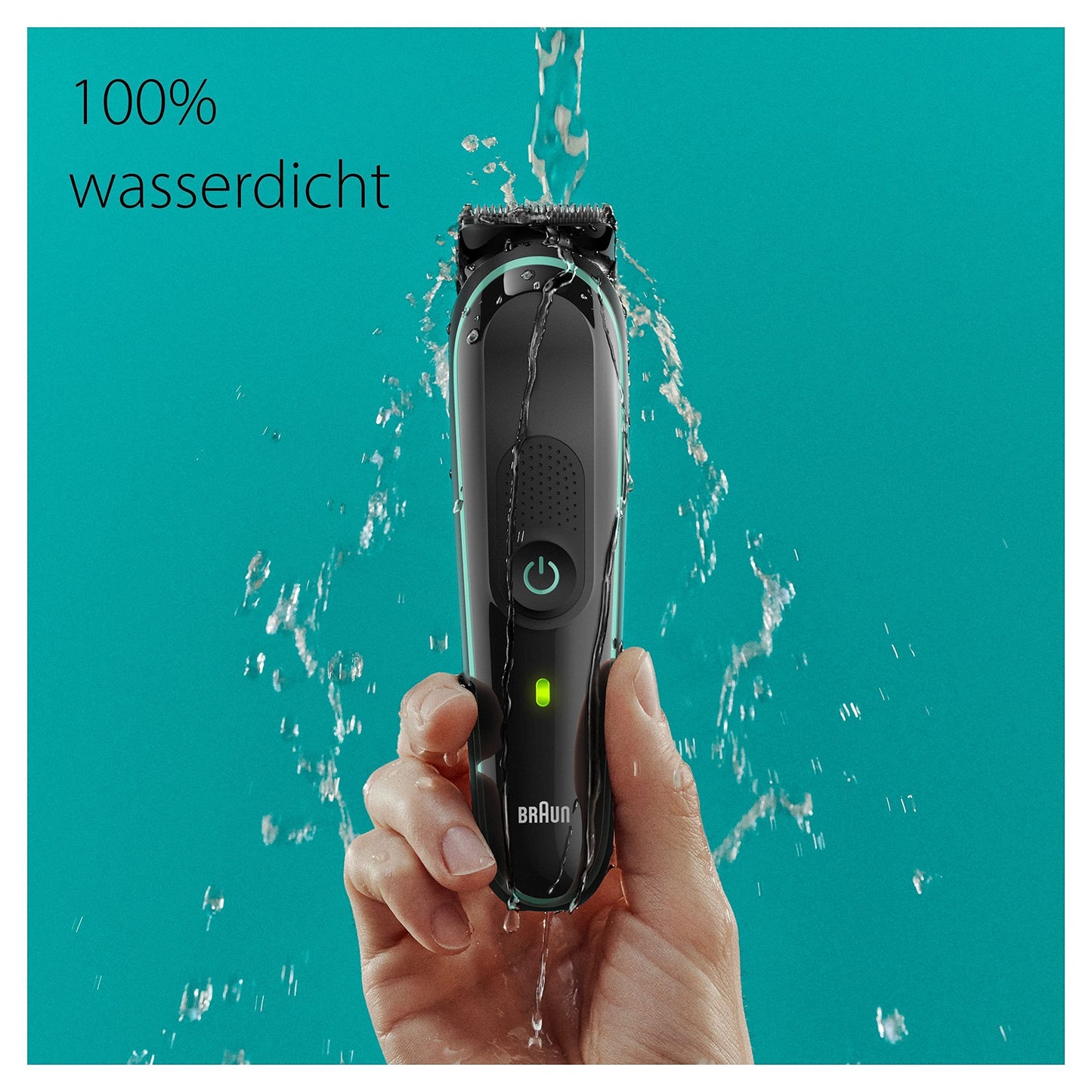 Braun All-In-One Bartpflege Bodygroomer Set, 8-in-1 Barttrimmer / Bartschneider, Trimmer/Haarschneider Herren, Haarschneidemaschine, wasserdicht, 80 Min. kabellose Laufzeit, MGK3441