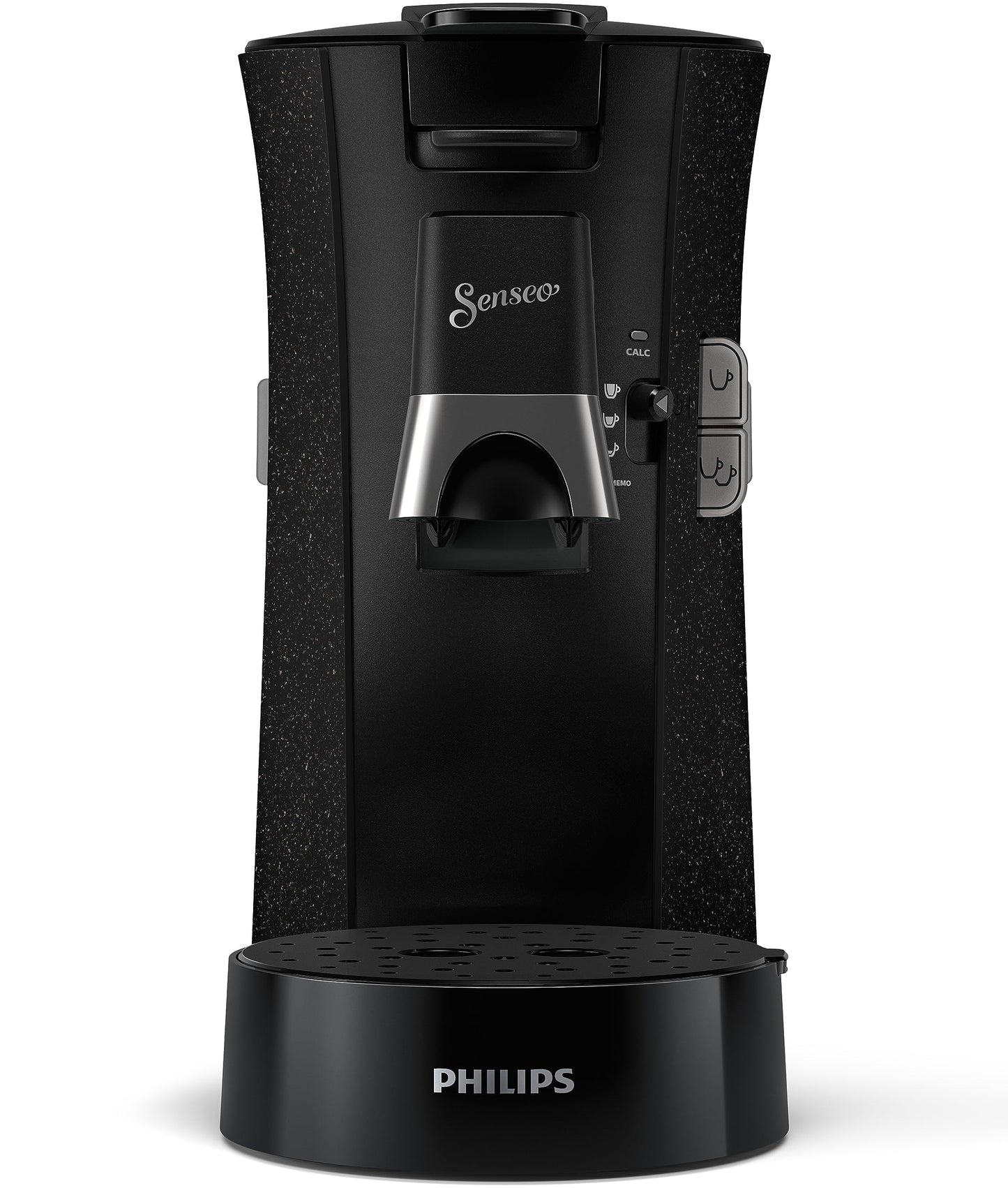 PHILIPS Senseo Select Kaffeepadmaschine – Kaffeestärkewahl Plus, Crema Plus Technologie, 0,9L Wassertank, Energiesparend, Zwei-Tassen-Funktion, Memo-Funktion, Höhenverstellbarer Auslauf (CSA240/20)