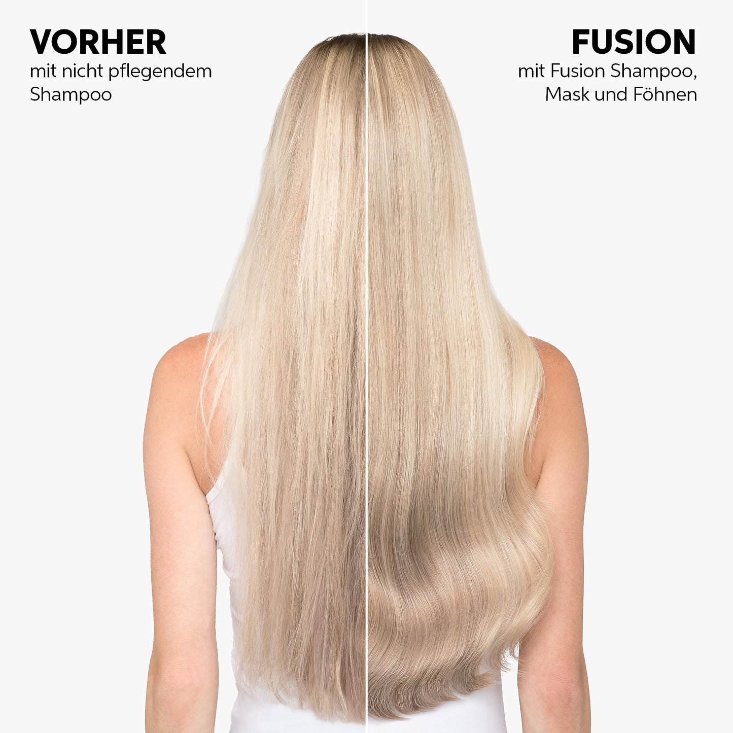 Wella Professionals – Wella Fusion Intense Repair Shampoo – Tiefenreinigungsshampoo – Haarpflege für kaputtes Haar – Haarshampoo für bessere Kämmbarkeit – 250 ml