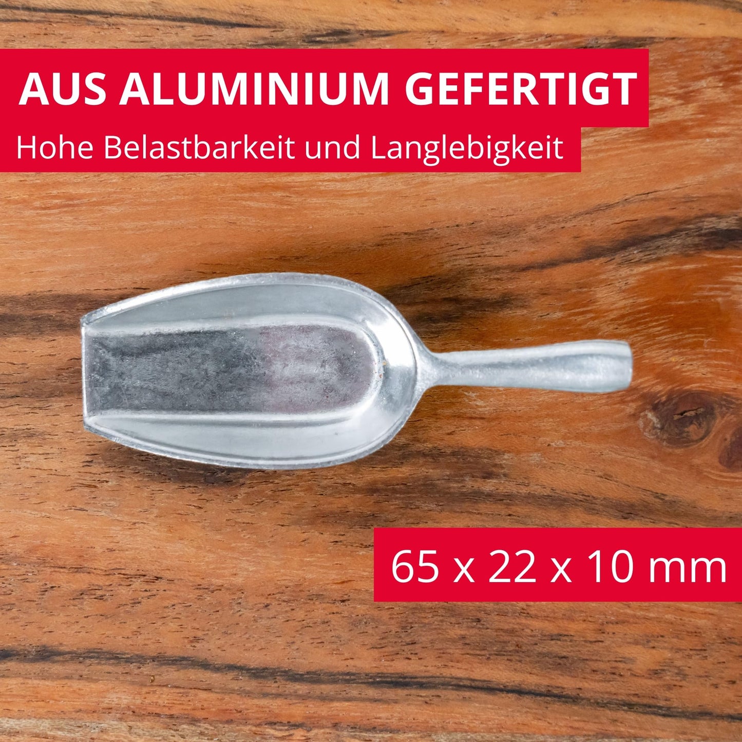 Westmark Gewürzschaufeln Hygia – 6 praktische Mini-Schaufeln zum sauberen Dosieren von trockenen Zutaten wie Zucker und Gewürzen oder Tierfutter und Süßigkeiten – 3,5 ml