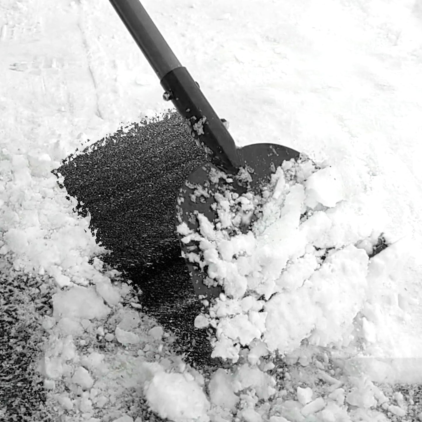 Walensee Flache Schaufel, Schneeschaufel, Eiskratzer, Schnee-EIS-Häcksler für Gehweg, Eisentfernungswerkzeug für Straße Gartenreinigungsschaber, Unkrautentfernungswerkzeug für Rasenkanten