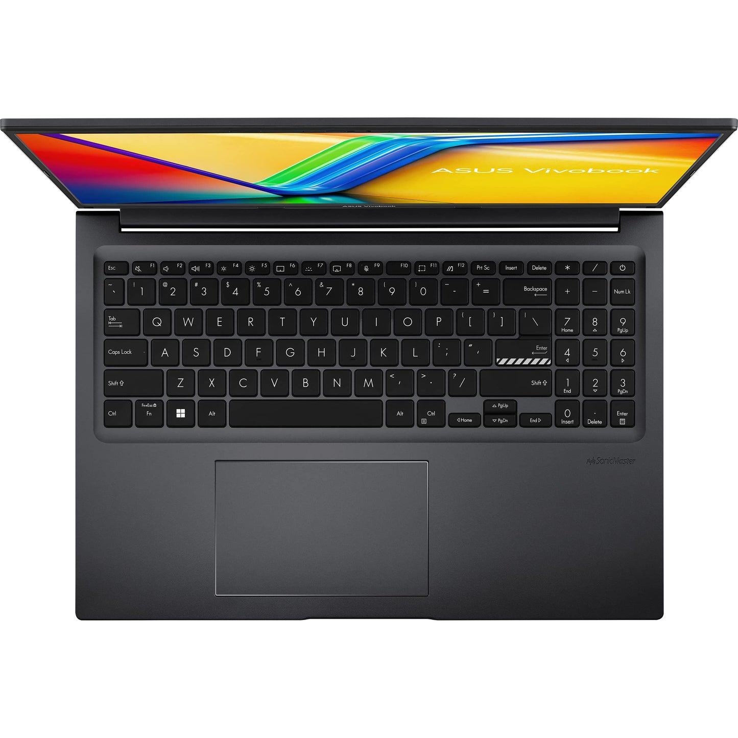 ASUS Vivobook 16 Laptop | 16" FHD+ 16:10 entspiegeltes IPS Display | AMD Ryzen 5 7530U | 16 GB RAM | 512 GB SSD | AMD Radeon | Windows 11 | QWERTZ Tastatur | Indie Black