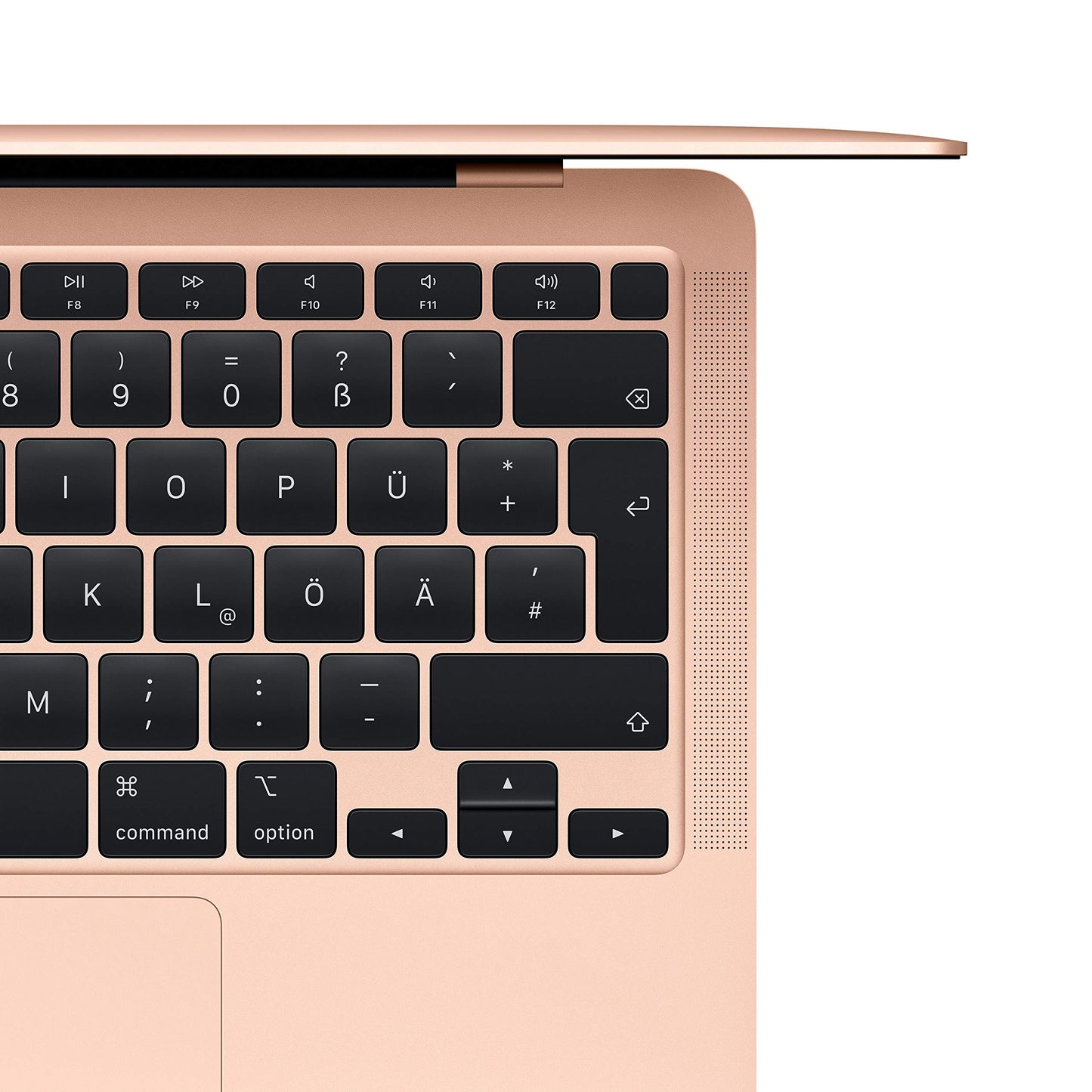 2020 Apple MacBook Air Laptop: Apple M1 Chip, 13" Retina Display, 8 GB RAM, 256 GB SSD Speicher, Beleuchtete Tastatur, FaceTime HD Kamera, Touch ID, Gold